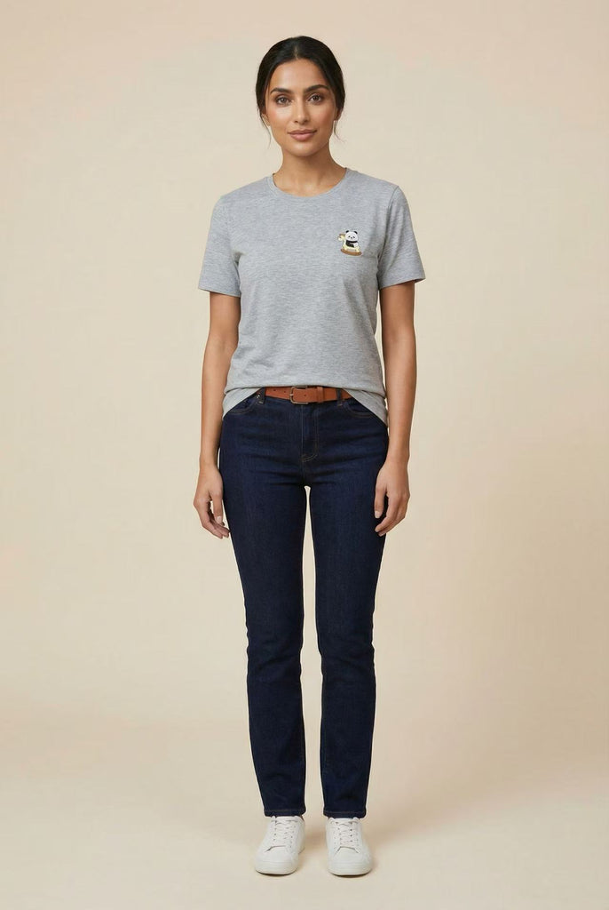 The Playful Panda Rocking Horse Graphic Tee