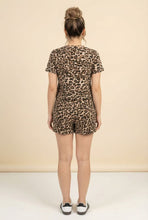 Load image into Gallery viewer, Leopard Print High-Waisted Short Co-Ord Set (Multiple Pattern Options)