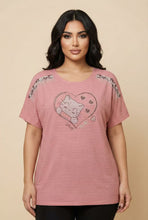 Load image into Gallery viewer, The Rhinestone-Embellished Striped Dolman Tee (Multi-Color Options)