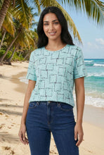 Load image into Gallery viewer, Geo-Line Print Short-Sleeve Tee (Multiple Color Options)