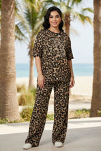 Load image into Gallery viewer, Leopard Print Modest Loungewear Set (Multiple Pattern Options)