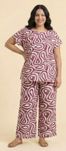 Load image into Gallery viewer, Organic Wave-Pattern Modest Loungewear Set (4 Color Options)