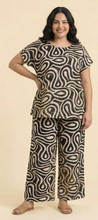Load image into Gallery viewer, Organic Wave-Pattern Modest Loungewear Set (4 Color Options)