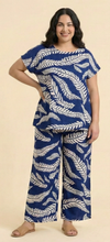 Load image into Gallery viewer, Tropical Fern-Pattern Modest Loungewear Set (4 Color Options)