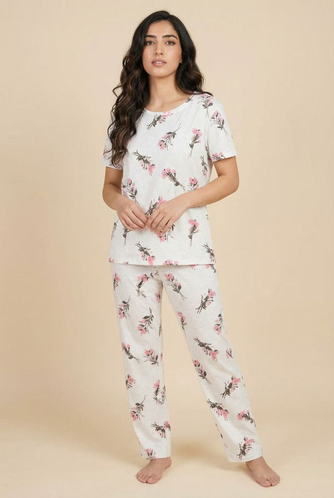 Modest Floral Print Loungewear Set (Multiple Pattern Options)