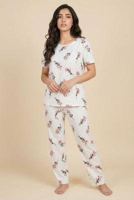 Modest Floral Print Loungewear Set (Multiple Pattern Options)