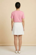Load image into Gallery viewer, 3D Flower-Appliqué Short-Sleeve Tee (Multiple Color Options)