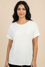 Load image into Gallery viewer, The Ribbed Dolman Sleeve Relaxed Tee (Multi-Color Options)