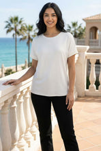 Load image into Gallery viewer, The Ribbed Dolman Sleeve Relaxed Tee (Multi-Color Options)