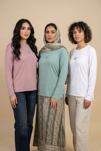Load image into Gallery viewer, Side Split Embroidered Long-Sleeve Top (Multiple Colors Available)